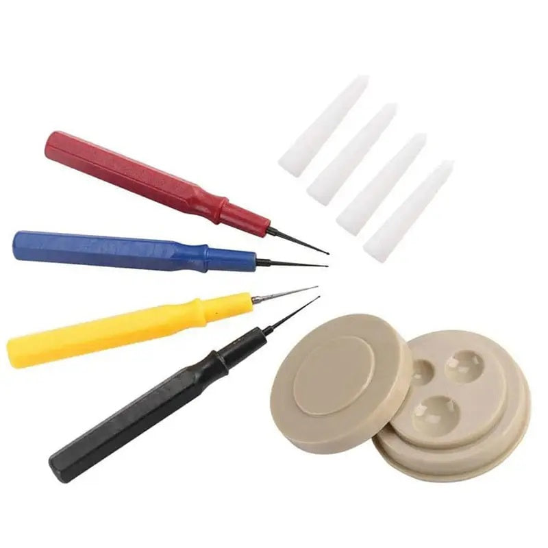 4x Oil & Grease Pins Oiling Set Watch Watchmakers Cup Holder Container Parts New